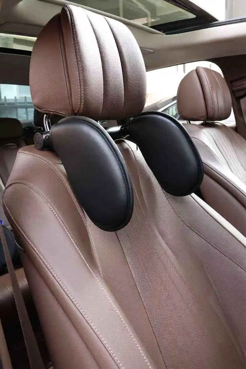 Car Headrest Pillow,Thickened Memory Foam Road Pal Headrest,Neck Support Pillow,180° Adjustable Car Headrest,Travel Car Sleeping
