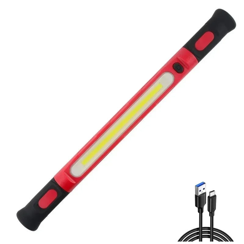 充電式COBワークライト（4400mAh / IP54防水 / マグネット付き）
