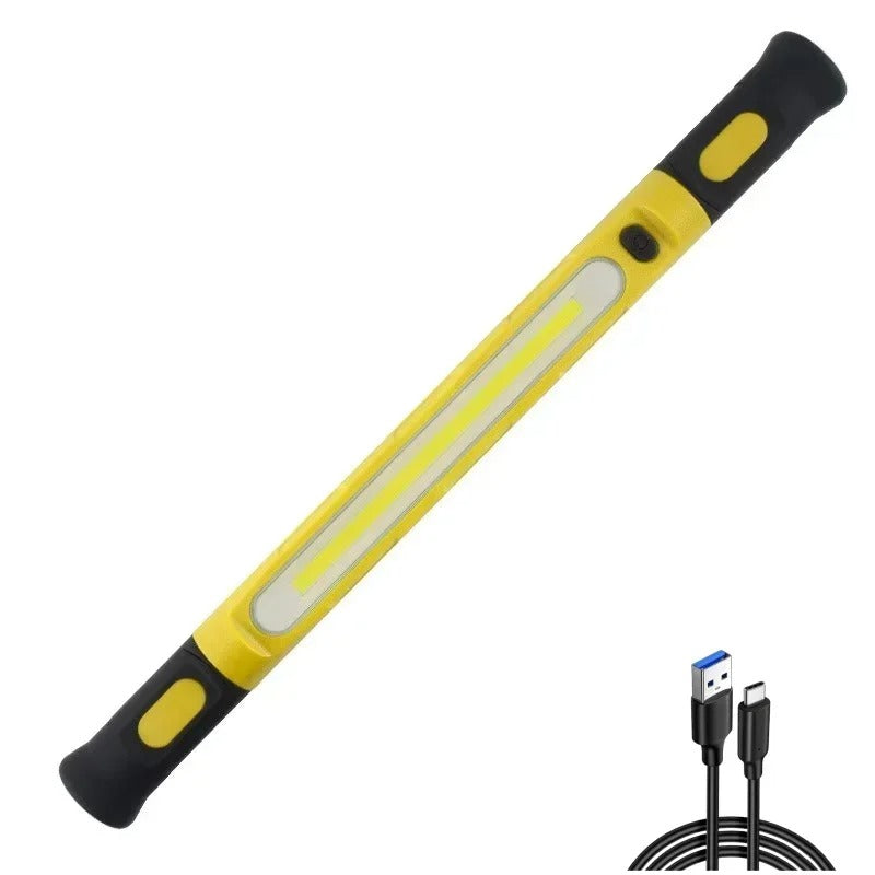充電式COBワークライト（4400mAh / IP54防水 / マグネット付き）