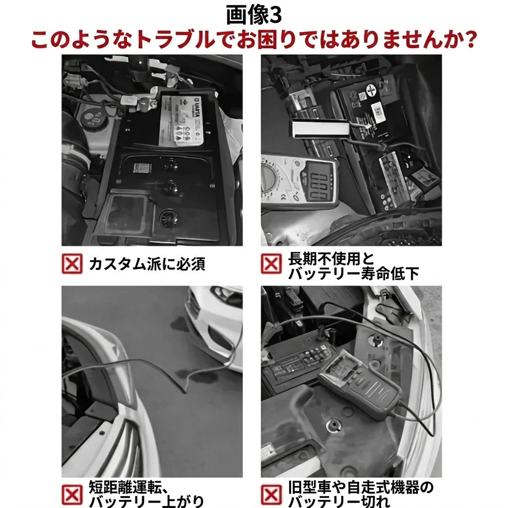 12V/24V 車載バッテリー遮断スイッチ 自動/手動回路遮断器プロテクター
