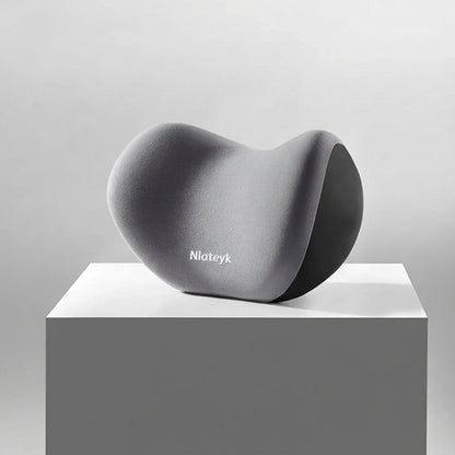 Car Neck Pillow Memory Foam Protective Lumbar Back Support Breathable Car Headrest Cushion Relieve Stress Car Seat Pillow