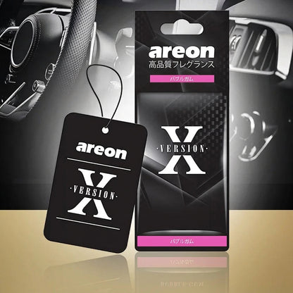 3-60Pcs X Version Car Air Refresher Car Suspension Decoration Home Bathroom Refresher Natural perfume Car Interior Hanging Paper