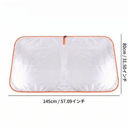 New Car Sun Shade Cover Front Sunshade Summer Window Visor Protection Foldable Curtains Summer Cooling UV Refletive Accessories