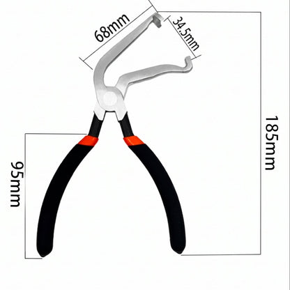 Automotive Electrical Connector Removal Pliers Fuel Filter Hose Disconnect Tool Angled Head for Cutting Wires Tubing Power Cable
