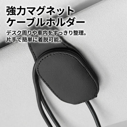 車用 サンバイザー用 メガネホルダー クリップ レザー調 メガネ収納ホルダー マグネット式 多機能 カーアクセサリー 眼鏡クリップ 車内収納 汎用タイプ