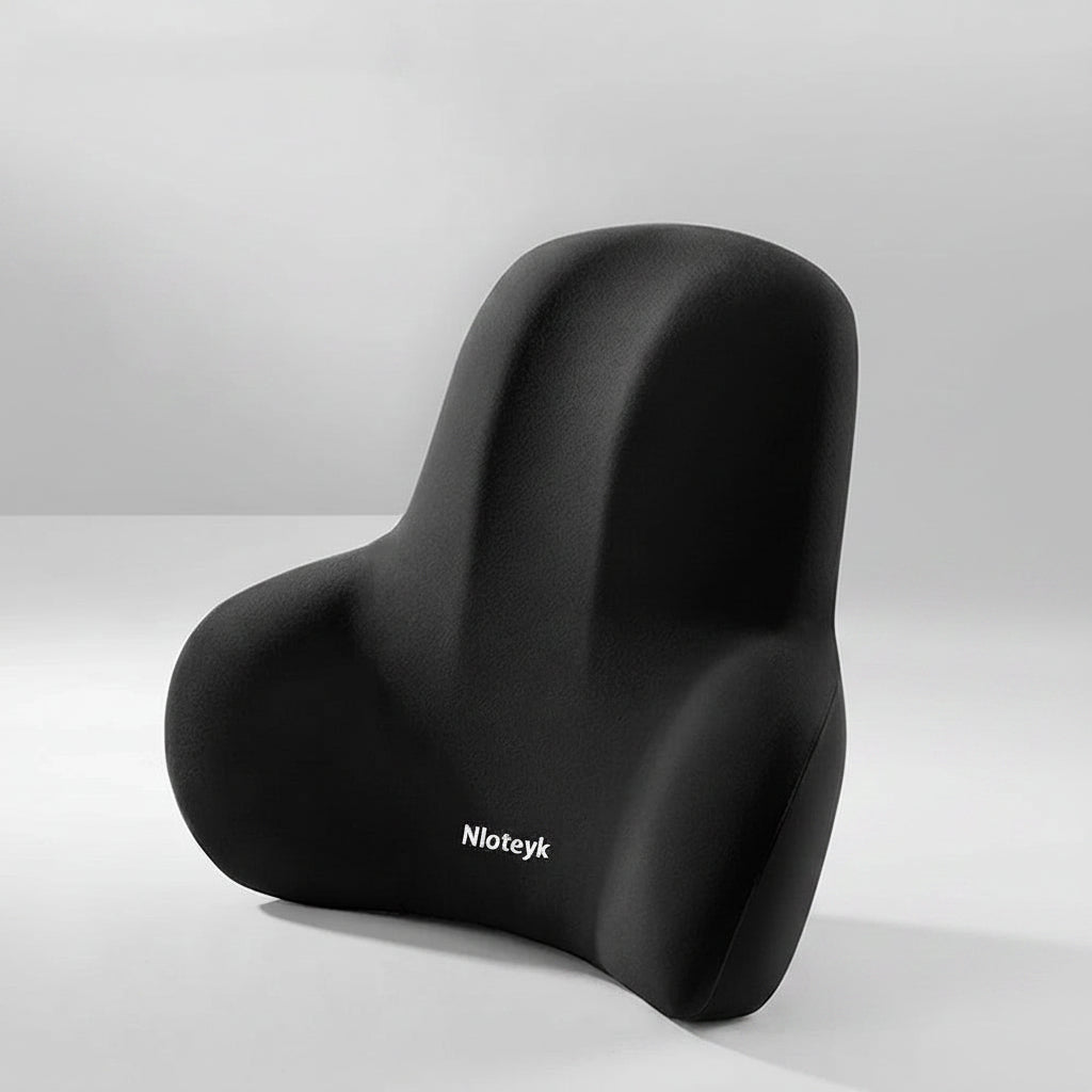 Car Neck Pillow Memory Foam Protective Lumbar Back Support Breathable Car Headrest Cushion Relieve Stress Car Seat Pillow