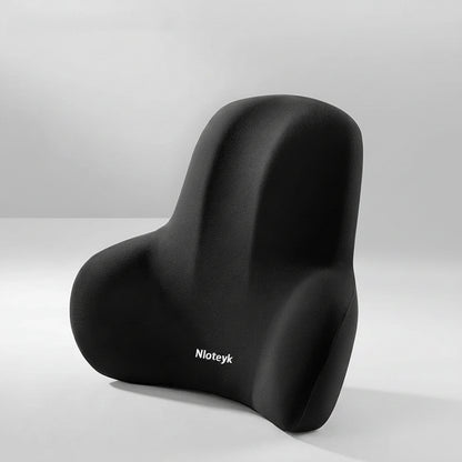 Car Neck Pillow Memory Foam Protective Lumbar Back Support Breathable Car Headrest Cushion Relieve Stress Car Seat Pillow